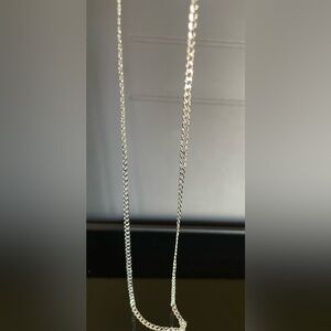 18K Gold plated Over 925 Sterling Silver Stamped Silver Necklace multi s…